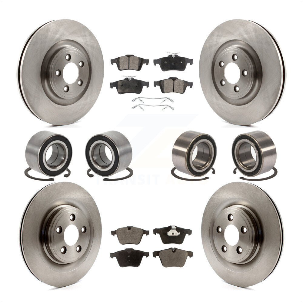 [Avant + Arrière] Kit de Roulement de roue pour 2015 Jaguar XF XK KBB-106468 par Transit Auto