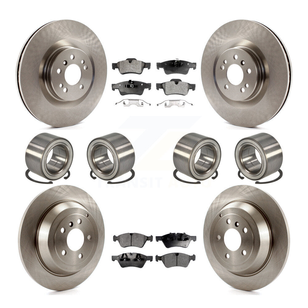 [Avant + Arrière] Kit de Roulement de roue pour 2007-2009 Mercedes-Benz ML320 avec 350mm Diameter Rotor KBB-106484