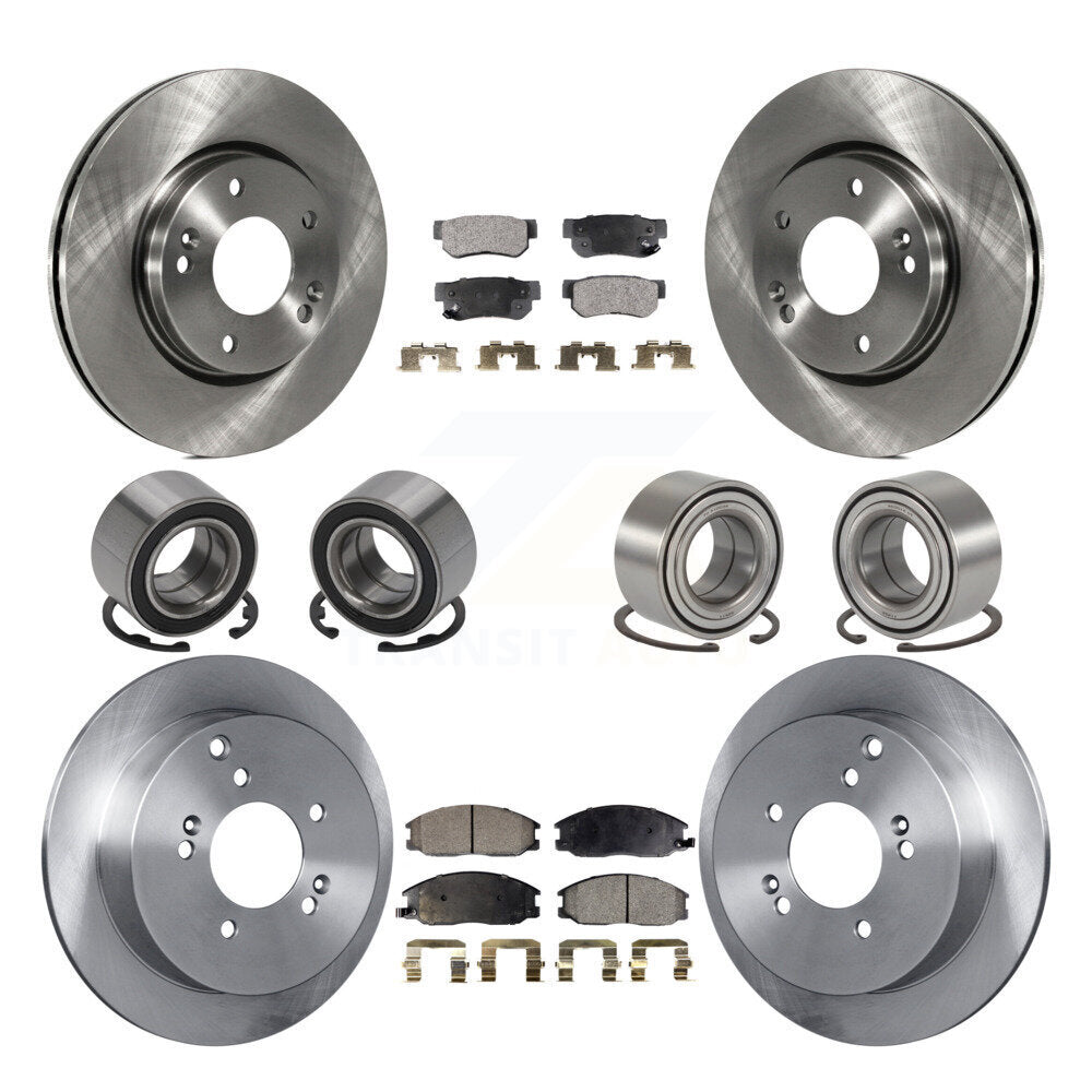 [Avant + Arrière] Kit de Roulement de roue pour Hyundai Santa Fe avec 276mm Diameter Rotor KBB-106494