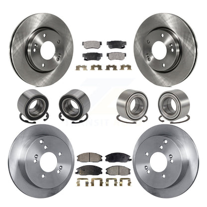 [Avant + Arrière] Kit de Roulement de roue pour Hyundai Santa Fe avec 276mm Diameter Rotor KBB-106494