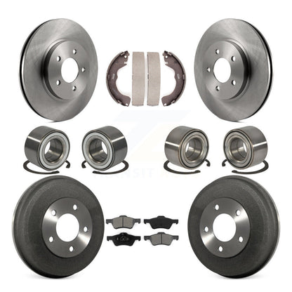 [Avant + Arrière] Kit de Roulement de roue pour Ford Escape Mercury Mariner Mazda Tribute KBB-106509
