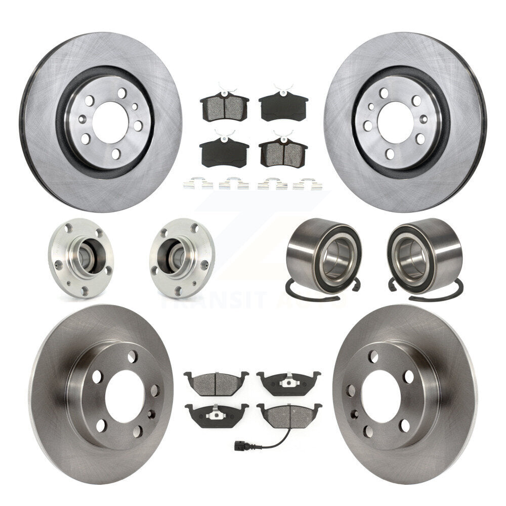 [Avant + Arrière] Kit de Roulement de roue pour 2007-2010 Volkswagen Beetle avec 280mm Diameter Rotor KBB-106514