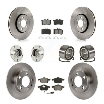 [Avant + Arrière] Kit de Roulement de roue pour 2007-2010 Volkswagen Beetle avec 288mm Diameter Rotor KBB-106516