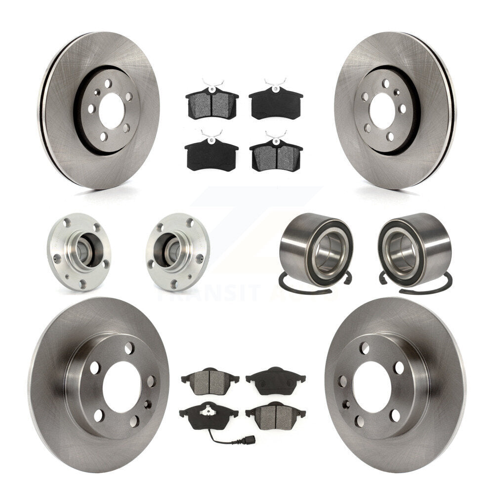 [Avant + Arrière] Kit de Roulement de roue pour Volkswagen Beetle Golf Jetta KBB-106517