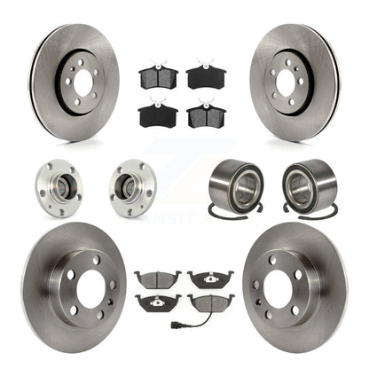 [Avant + Arrière] Kit de Roulement de roue pour 2000-2001 Volkswagen Golf 2.0L avec 288mm Diameter Rotor KBB-106518