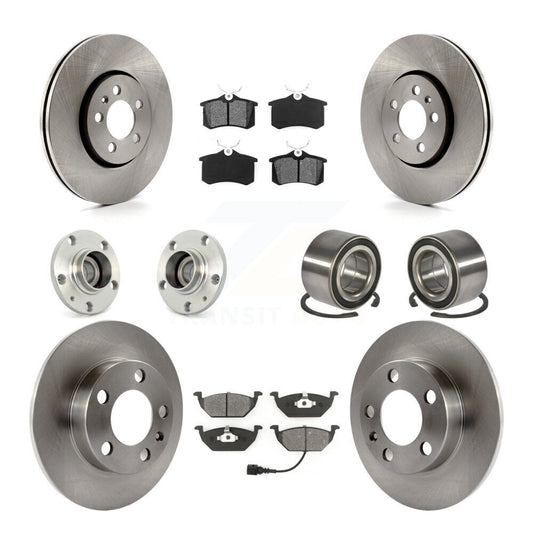 [Avant + Arrière] Kit de Roulement de roue pour 2000-2001 Volkswagen Golf 2.0L avec 288mm Diameter Rotor KBB-106518