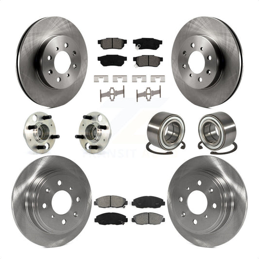 [Avant + Arrière] Kit de Roulement de roue pour 1999-2000 Honda Civic Si avec rear brakes Non-ABS KBB-106523 par Transit Auto