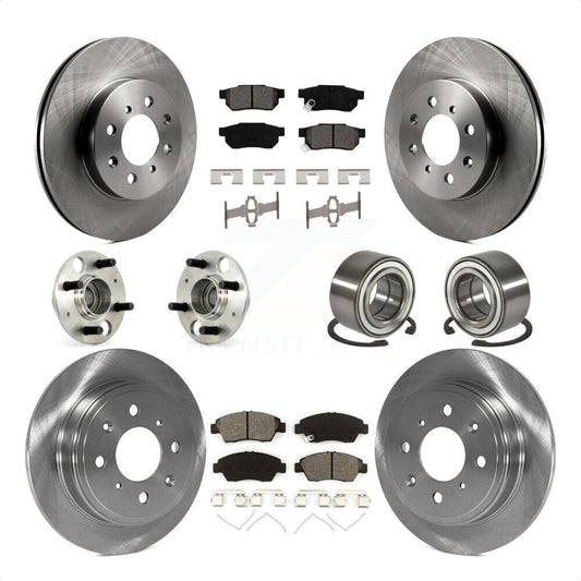 [Avant + Arrière] Kit de Roulement de roue pour 1994 Honda Civic del Sol VTEC avec rear brakes KBB-106525 par Transit Auto
