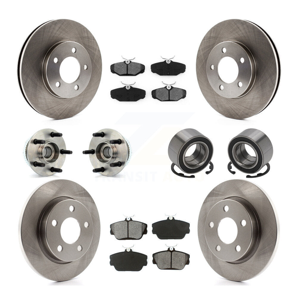 [Avant + Arrière] Kit de Roulement de roue pour 1994-1995 Ford Taurus SHO avec rear brakes KBB-106526