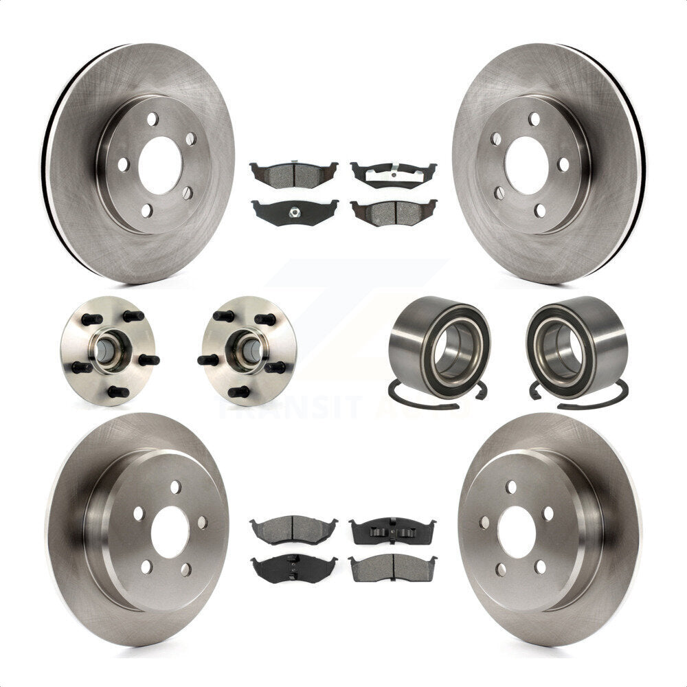 [Avant + Arrière] Kit de Roulement de roue pour Dodge Neon Chrysler KBB-106530 par Transit Auto