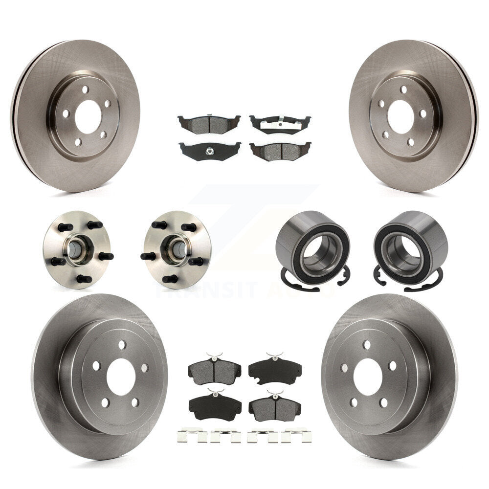 [Avant + Arrière] Kit de Roulement de roue pour 2008-2009 Chrysler PT Cruiser Turbocharged KBB-106533