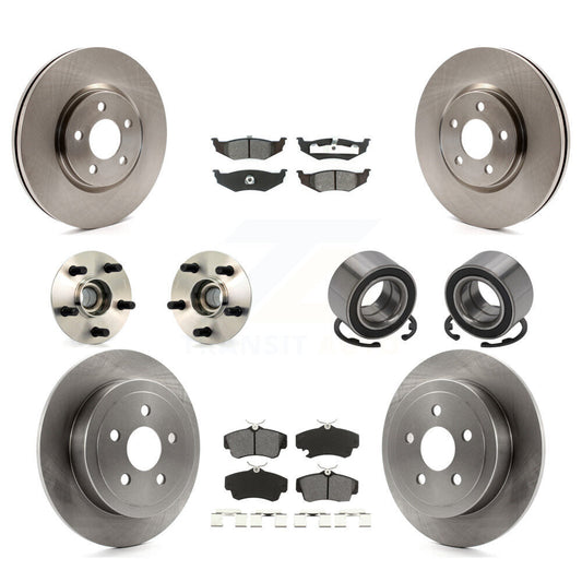 [Avant + Arrière] Kit de Roulement de roue pour 2008-2009 Chrysler PT Cruiser Turbocharged KBB-106533