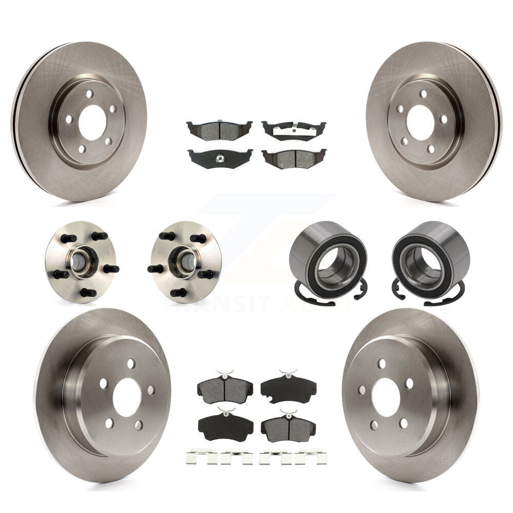 [Avant + Arrière] Kit de Roulement de roue pour 2007 Chrysler PT Cruiser Turbocharged KBB-106534