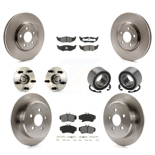 [Avant + Arrière] Kit de Roulement de roue pour 2007 Chrysler PT Cruiser Turbocharged KBB-106534
