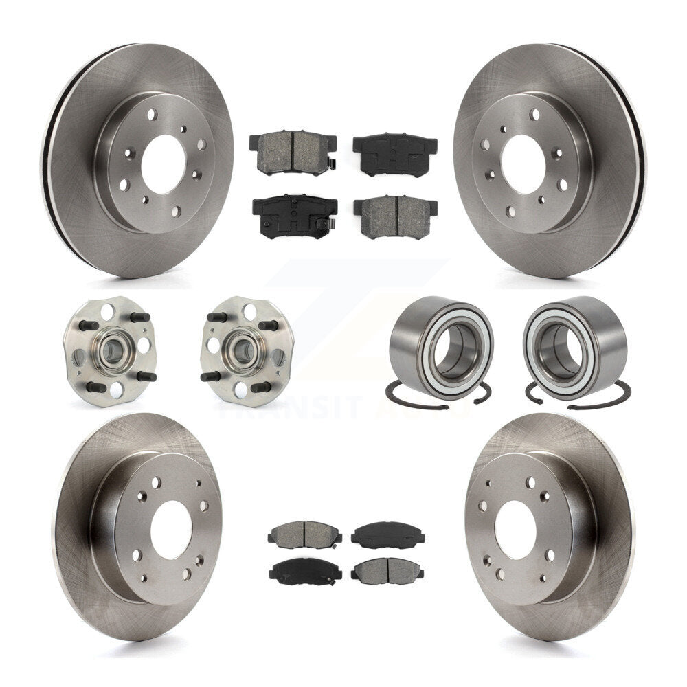 [Avant + Arrière] Kit de Roulement de roue pour 1998-2002 Honda Accord Coupe avec 2.3L 4-Wheel ABS KBB-106541