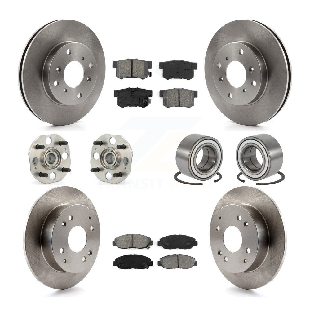 [Avant + Arrière] Kit de Roulement de roue pour 1998-2002 Honda Accord Sedan avec 2.3L 4-Wheel ABS KBB-106542
