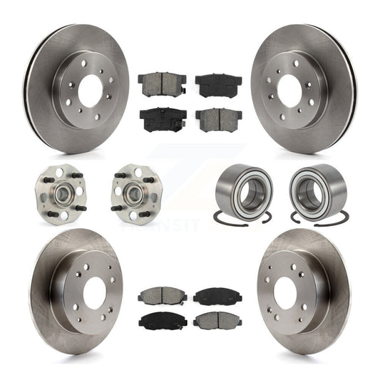 [Avant + Arrière] Kit de Roulement de roue pour 1998-2002 Honda Accord Sedan avec 2.3L 4-Wheel ABS KBB-106542