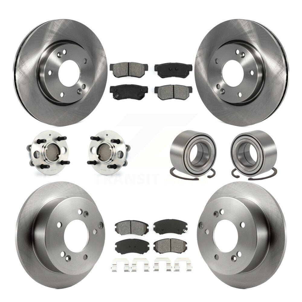 [Avant + Arrière] Kit de Roulement de roue pour 2005 Hyundai Sonata 4-Wheel ABS From 03 01 05 KBB-106566