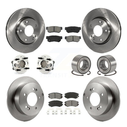 [Avant + Arrière] Kit de Roulement de roue pour 2005 Hyundai Sonata 4-Wheel ABS From 03 01 05 KBB-106566