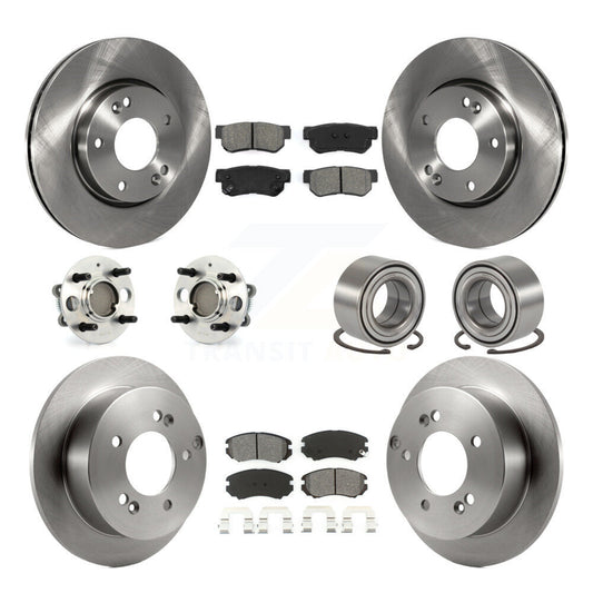 [Avant + Arrière] Kit de Roulement de roue pour 2005 Hyundai Sonata 4-Wheel ABS From 03 01 05 KBB-106566