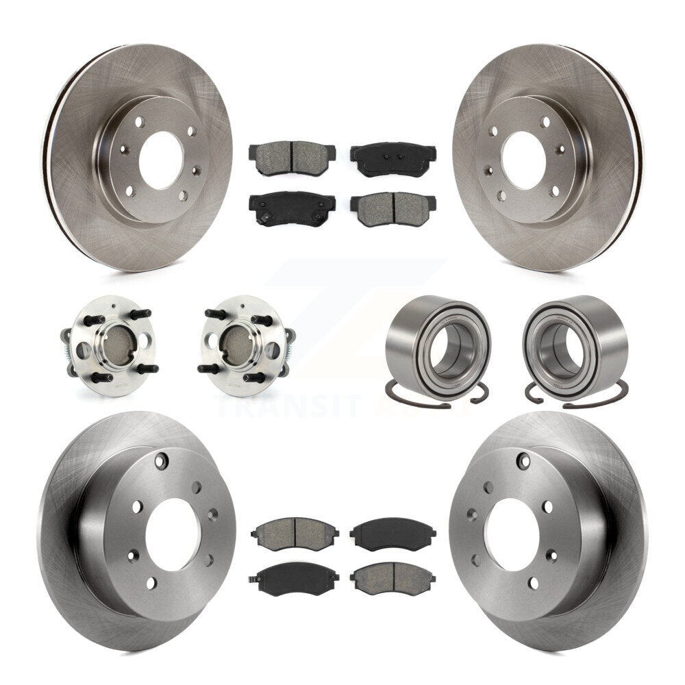[Avant + Arrière] Kit de Roulement de roue pour 2004 Hyundai Sonata 4-Wheel ABS To 09 03 KBB-106568