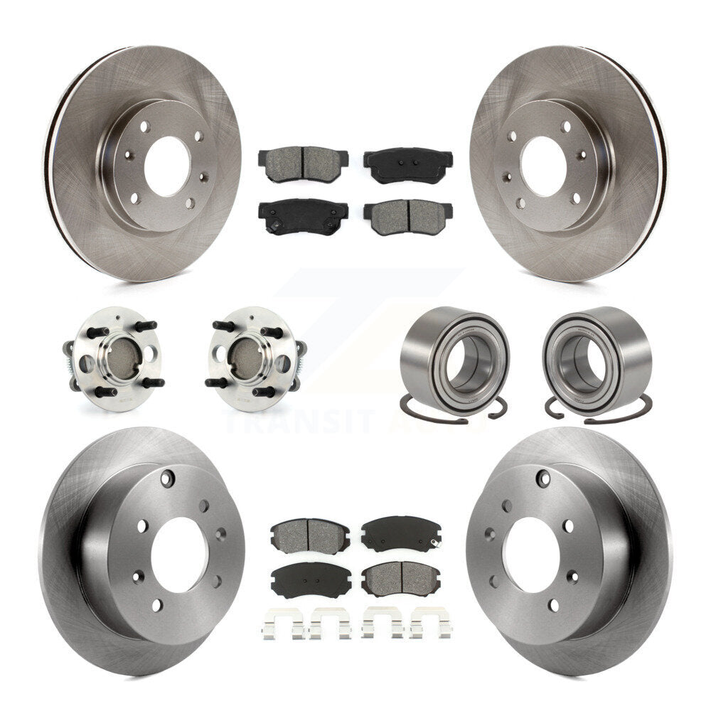 [Avant + Arrière] Kit de Roulement de roue pour Kia Optima Hyundai Sonata Magentis 4-Wheel ABS KBB-106569