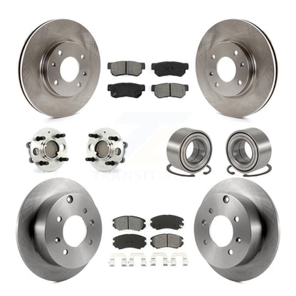 [Avant + Arrière] Kit de Roulement de roue pour Kia Optima Hyundai Sonata Magentis 4-Wheel ABS KBB-106569
