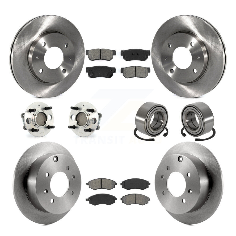 [Avant + Arrière] Kit de Roulement de roue pour Hyundai Sonata Kia Optima Magentis 4-Wheel ABS KBB-106571