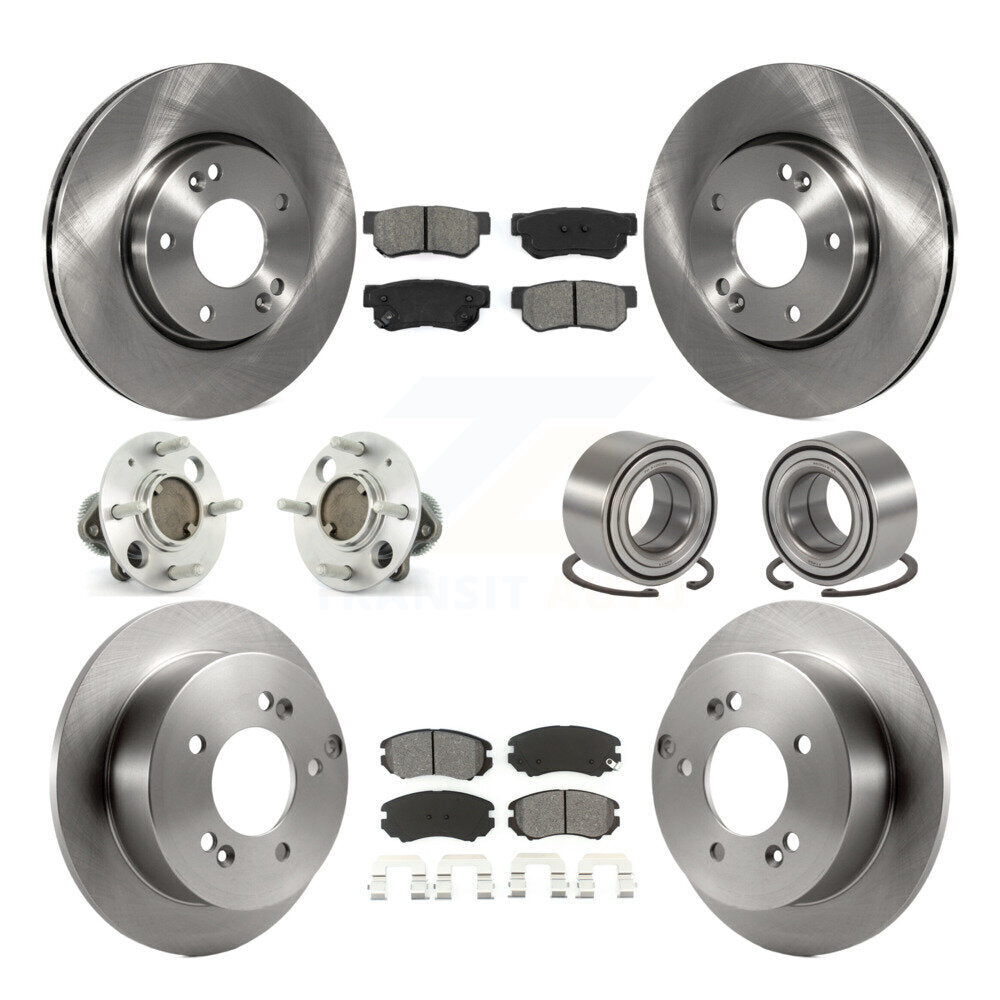 [Avant + Arrière] Kit de Roulement de roue pour 2005 Hyundai Sonata Non-ABS From 03 01 05 KBB-106572