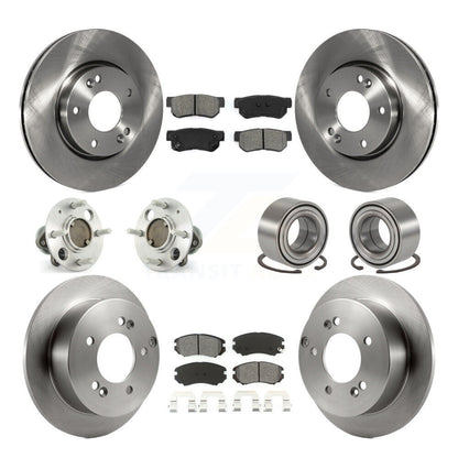 [Avant + Arrière] Kit de Roulement de roue pour 2005 Hyundai Sonata Non-ABS From 03 01 05 KBB-106572