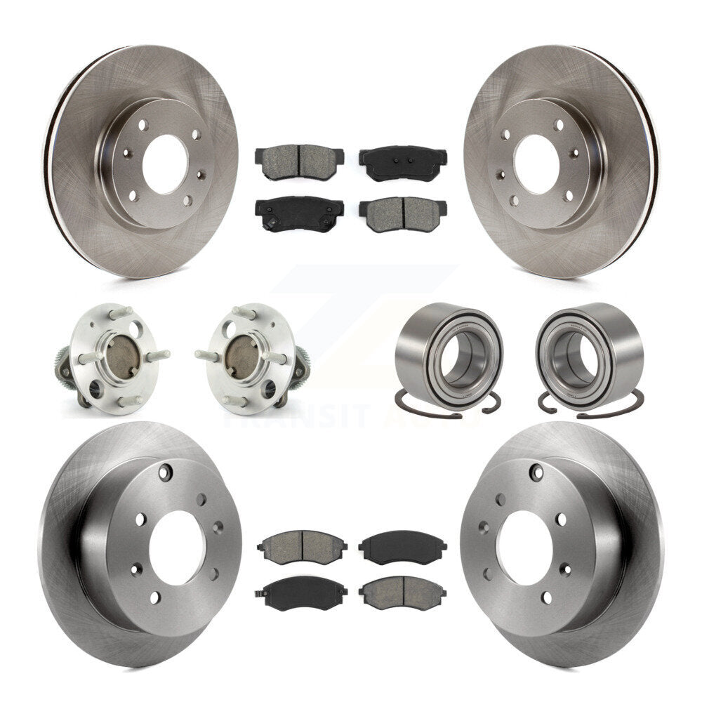 [Avant + Arrière] Kit de Roulement de roue pour 2004 Hyundai Sonata Non-ABS To 09 03 KBB-106574