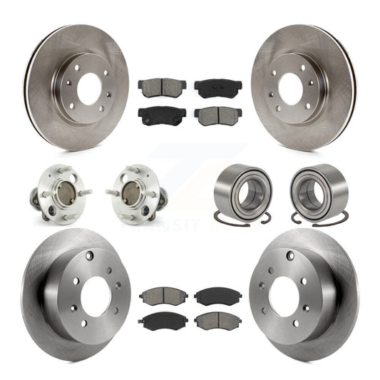 [Avant + Arrière] Kit de Roulement de roue pour 2004 Hyundai Sonata Non-ABS To 09 03 KBB-106574