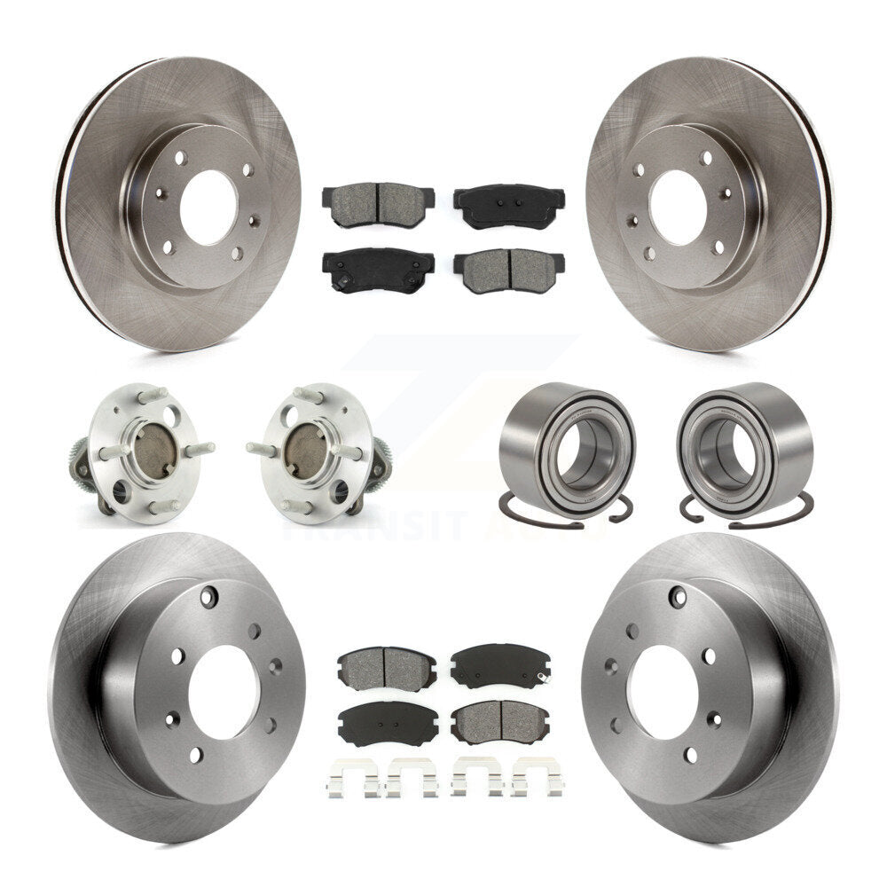 [Avant + Arrière] Kit de Roulement de roue pour Kia Optima Hyundai Sonata Magentis Non-ABS KBB-106575