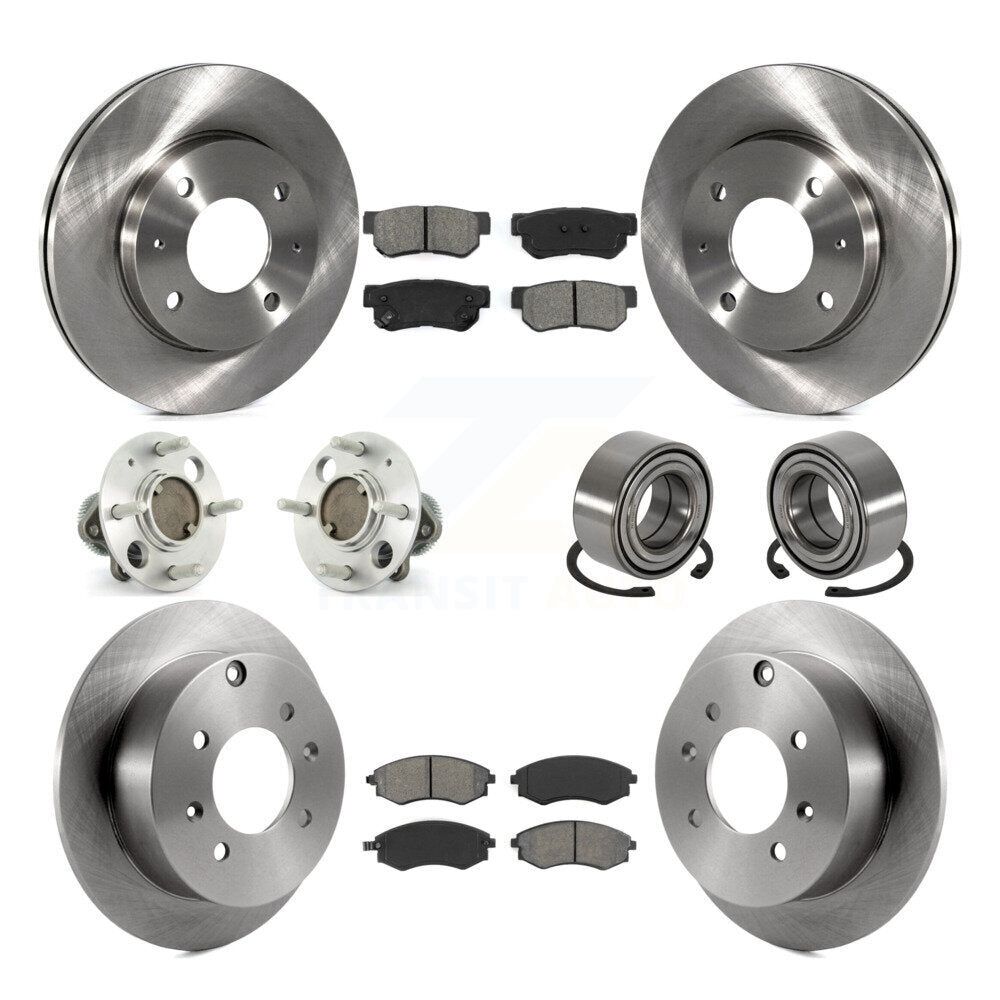 [Avant + Arrière] Kit de Roulement de roue pour Hyundai Sonata Kia Optima Magentis Non-ABS KBB-106577
