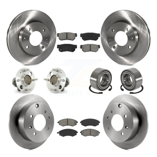 [Avant + Arrière] Kit de Roulement de roue pour Hyundai Sonata Kia Optima Magentis Non-ABS KBB-106577