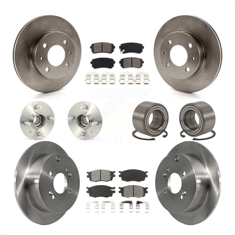 [Avant + Arrière] Kit de Roulement de roue pour 2006 Hyundai Accent Hatchback avec Non-ABS KBB-106578 par Transit Auto