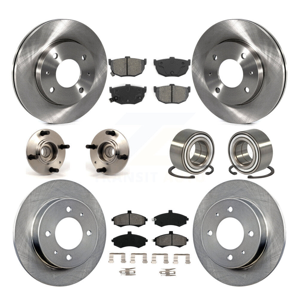 [Avant + Arrière] Kit de Roulement de roue pour Hyundai Elantra rear brakes avec Non-ABS KBB-106580