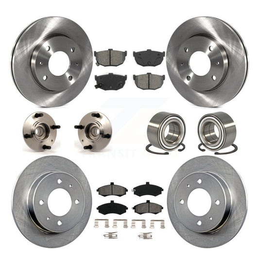 [Avant + Arrière] Kit de Roulement de roue pour Hyundai Elantra rear brakes avec Non-ABS KBB-106580