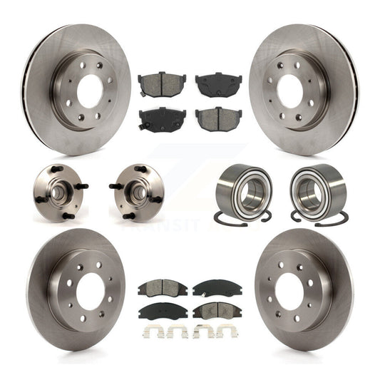 [Avant + Arrière] Kit de Roulement de roue pour 2005-2009 Kia Spectra Spectra5 Non-ABS KBB-106581