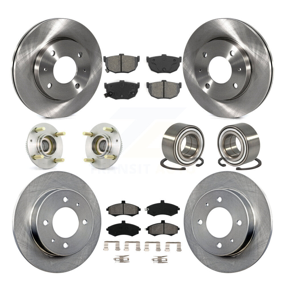 [Avant + Arrière] Kit de Roulement de roue pour Hyundai Elantra rear brakes avec 4-Wheel ABS KBB-106583