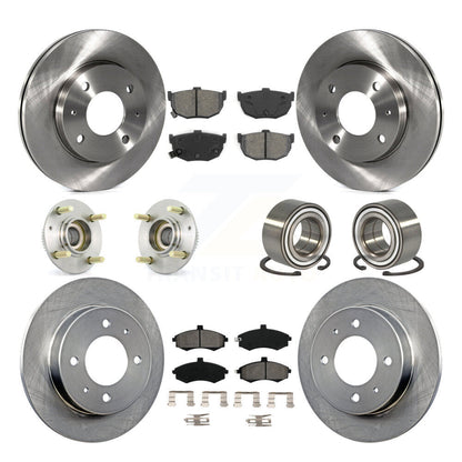 [Avant + Arrière] Kit de Roulement de roue pour Hyundai Elantra rear brakes avec 4-Wheel ABS KBB-106583