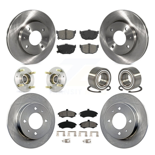 [Avant + Arrière] Kit de Roulement de roue pour Hyundai Elantra rear brakes avec 4-Wheel ABS KBB-106583