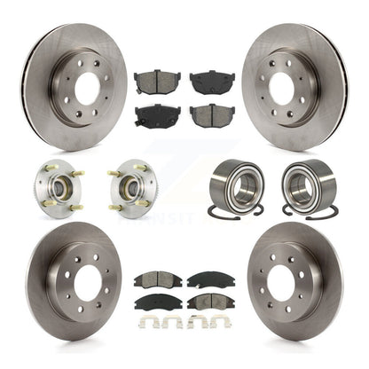 [Avant + Arrière] Kit de Roulement de roue pour 2005-2009 Kia Spectra Spectra5 4-Wheel ABS KBB-106584