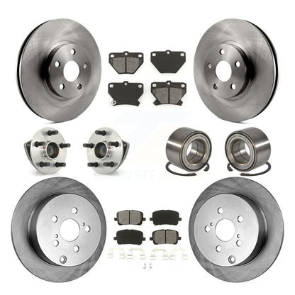[Avant + Arrière] Kit de Roulement de roue pour Toyota Matrix Pontiac Vibe FWD avec Non-ABS KBB-106594