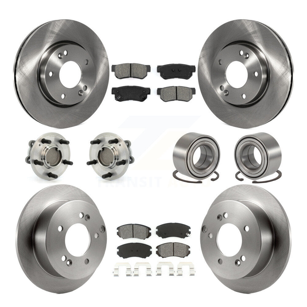 [Avant + Arrière] Kit de Roulement de roue pour Hyundai Sonata Kia Optima Magentis KBB-106606