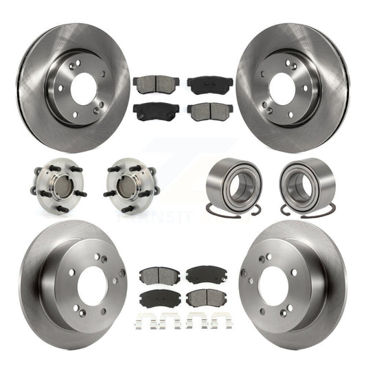 [Avant + Arrière] Kit de Roulement de roue pour Hyundai Sonata Kia Optima Magentis KBB-106606