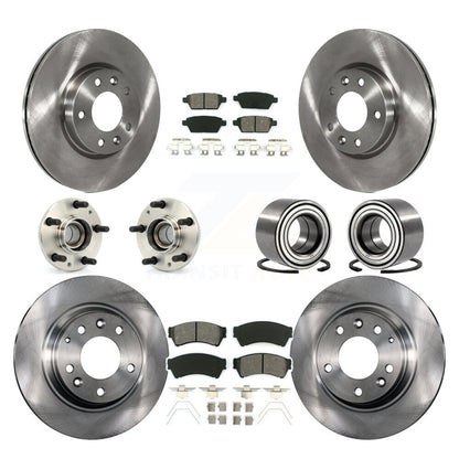 [Avant + Arrière] Kit de Roulement de roue pour Ford Fusion Lincoln MKZ Mercury Milan Mazda 6 Zephyr KBB-106615