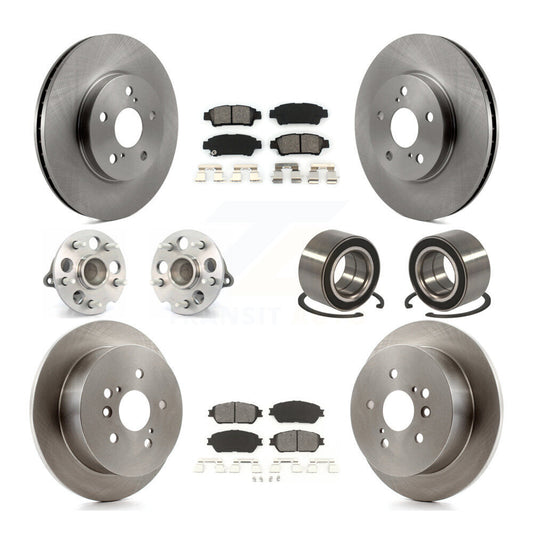 [Avant + Arrière] Kit de Roulement de roue pour 2004-2010 Toyota Sienna FWD KBB-106619