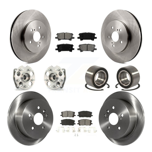[Avant + Arrière] Kit de Roulement de roue pour Lexus Toyota Highlander RX350 RX330 RX400h KBB-106622