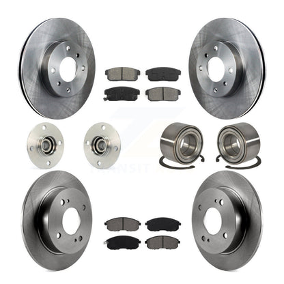 [Avant + Arrière] Kit de Roulement de roue pour 2002 Nissan Sentra 2.5L avec Single Piston Caliper KBB-106631